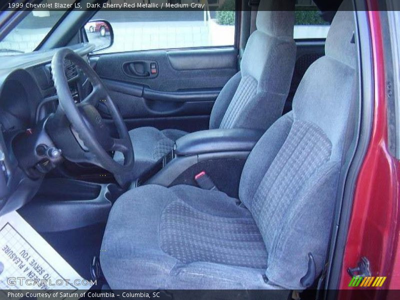 Dark Cherry Red Metallic / Medium Gray 1999 Chevrolet Blazer LS