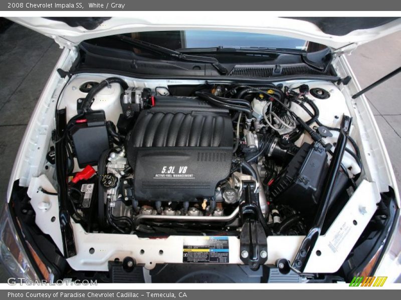 White / Gray 2008 Chevrolet Impala SS
