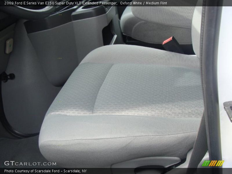 Oxford White / Medium Flint 2009 Ford E Series Van E350 Super Duty XLT Extended Passenger