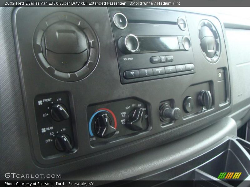 Oxford White / Medium Flint 2009 Ford E Series Van E350 Super Duty XLT Extended Passenger