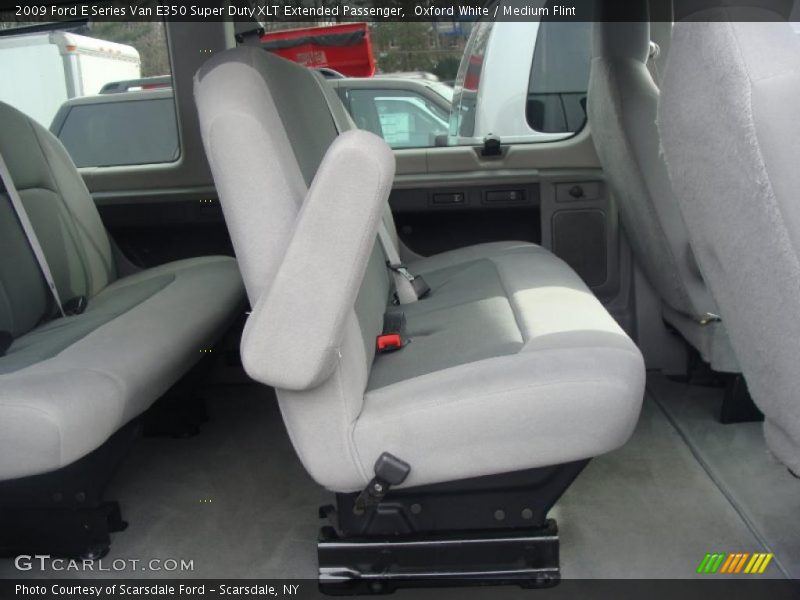 Oxford White / Medium Flint 2009 Ford E Series Van E350 Super Duty XLT Extended Passenger