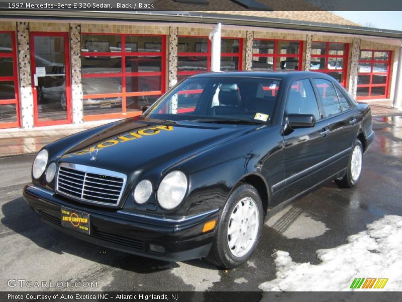 Black / Black 1997 Mercedes-Benz E 320 Sedan