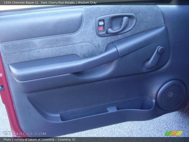 Dark Cherry Red Metallic / Medium Gray 1999 Chevrolet Blazer LS