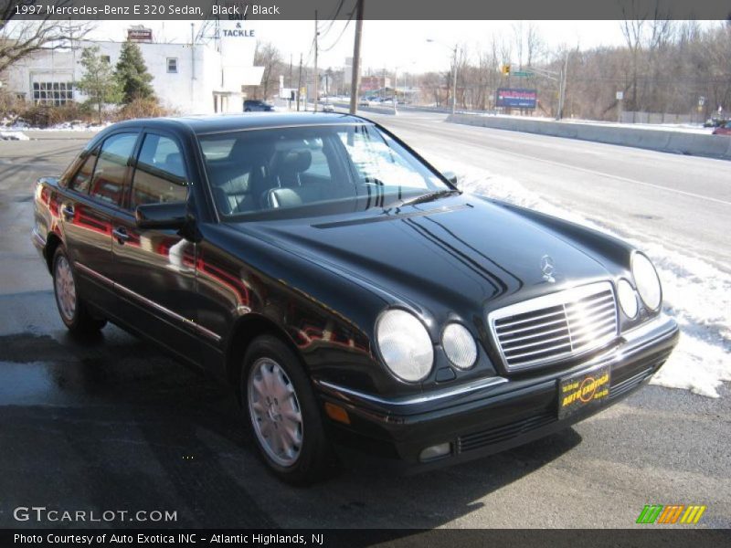 Black / Black 1997 Mercedes-Benz E 320 Sedan