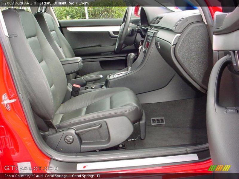 Brilliant Red / Ebony 2007 Audi A4 2.0T Sedan
