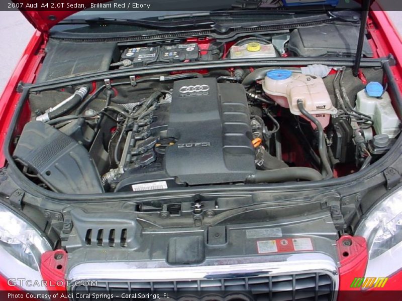 Brilliant Red / Ebony 2007 Audi A4 2.0T Sedan