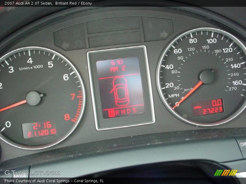 Brilliant Red / Ebony 2007 Audi A4 2.0T Sedan