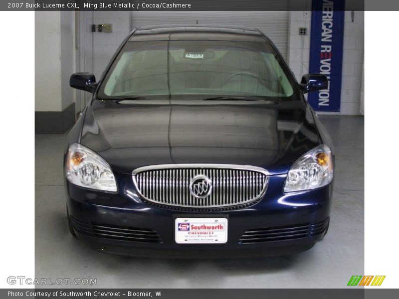 Ming Blue Metallic / Cocoa/Cashmere 2007 Buick Lucerne CXL