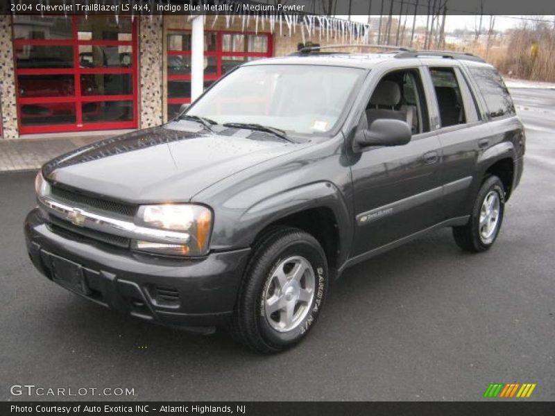 Indigo Blue Metallic / Medium Pewter 2004 Chevrolet TrailBlazer LS 4x4