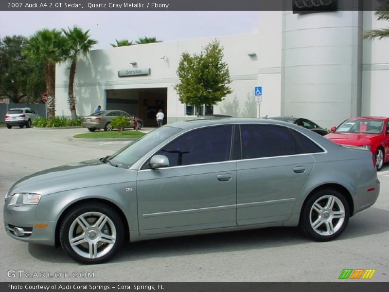 Quartz Gray Metallic / Ebony 2007 Audi A4 2.0T Sedan