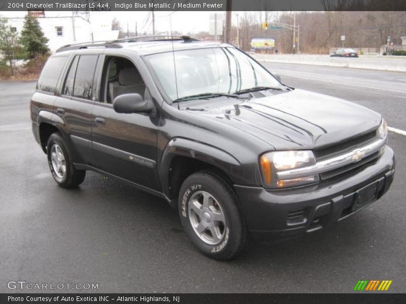 Indigo Blue Metallic / Medium Pewter 2004 Chevrolet TrailBlazer LS 4x4