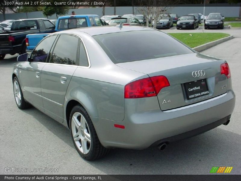 Quartz Gray Metallic / Ebony 2007 Audi A4 2.0T Sedan