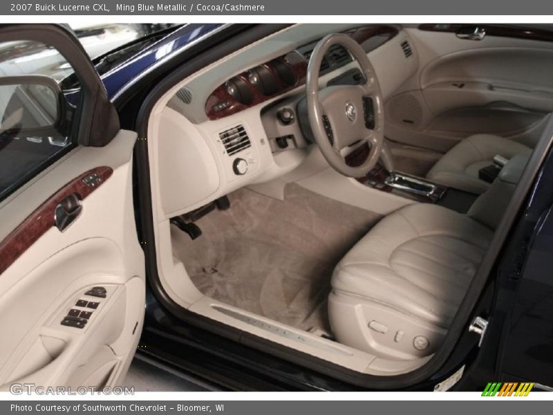 Ming Blue Metallic / Cocoa/Cashmere 2007 Buick Lucerne CXL
