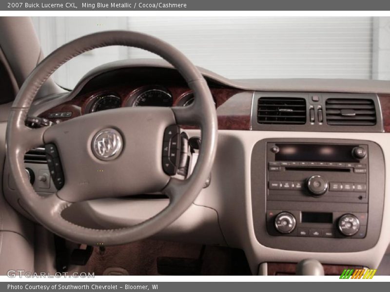Ming Blue Metallic / Cocoa/Cashmere 2007 Buick Lucerne CXL