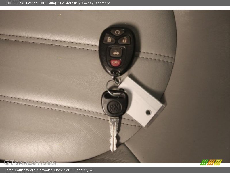 Ming Blue Metallic / Cocoa/Cashmere 2007 Buick Lucerne CXL