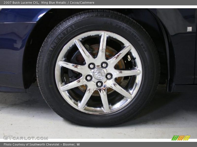 Ming Blue Metallic / Cocoa/Cashmere 2007 Buick Lucerne CXL