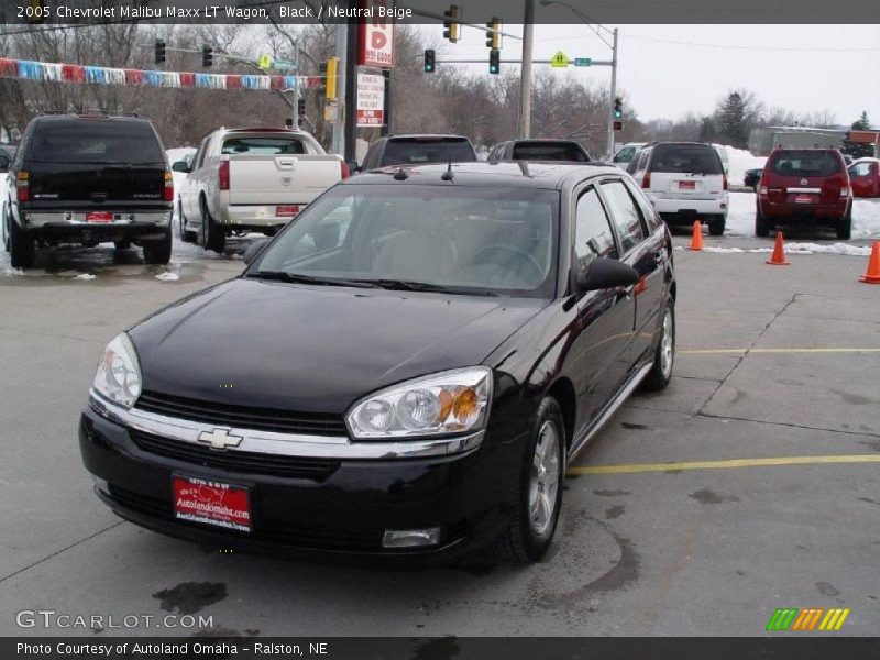Black / Neutral Beige 2005 Chevrolet Malibu Maxx LT Wagon