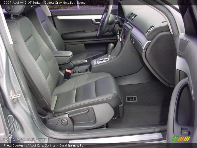Quartz Gray Metallic / Ebony 2007 Audi A4 2.0T Sedan