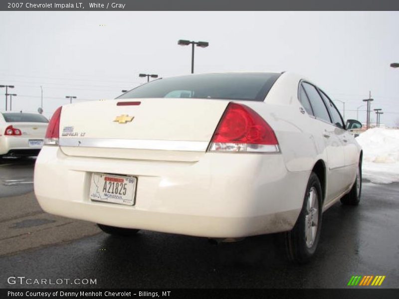 White / Gray 2007 Chevrolet Impala LT