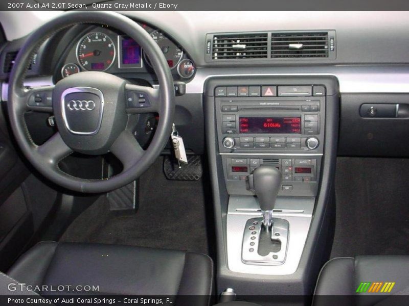 Quartz Gray Metallic / Ebony 2007 Audi A4 2.0T Sedan