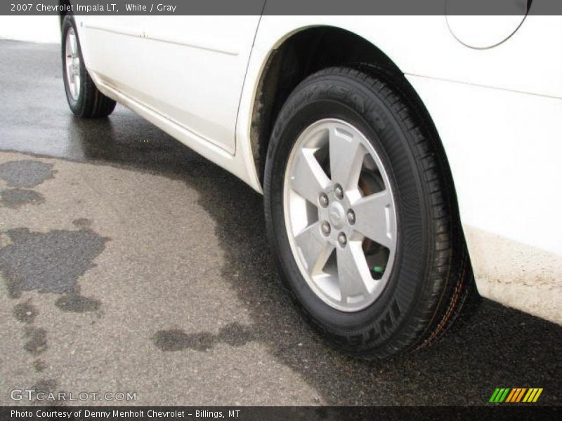 White / Gray 2007 Chevrolet Impala LT
