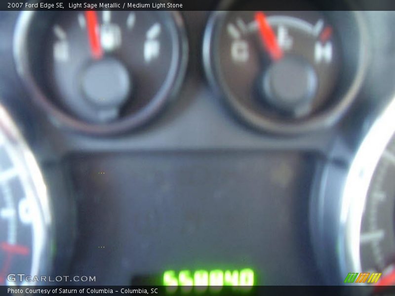 Light Sage Metallic / Medium Light Stone 2007 Ford Edge SE