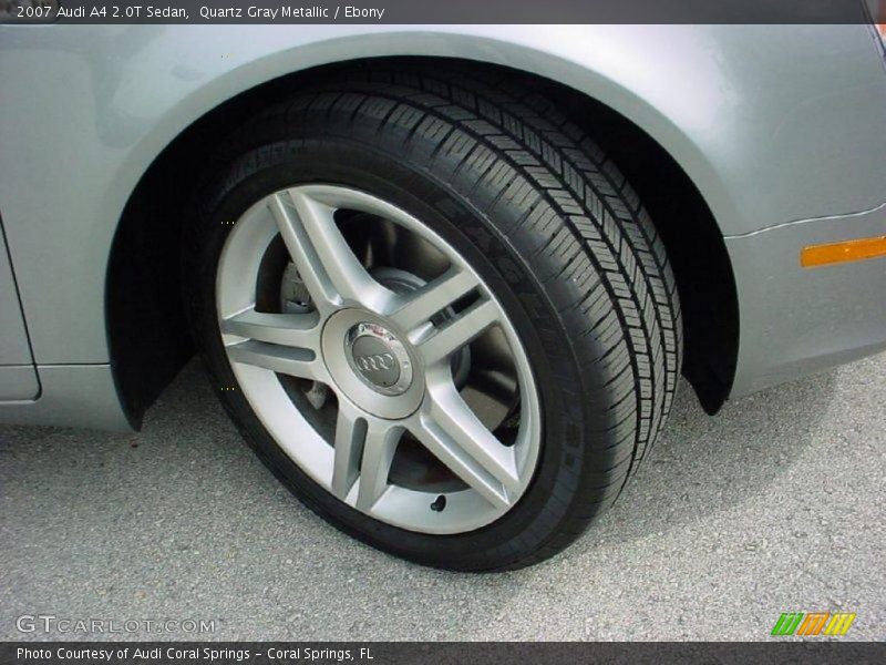 Quartz Gray Metallic / Ebony 2007 Audi A4 2.0T Sedan