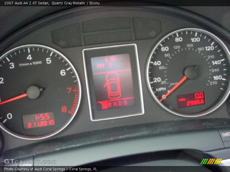 Quartz Gray Metallic / Ebony 2007 Audi A4 2.0T Sedan
