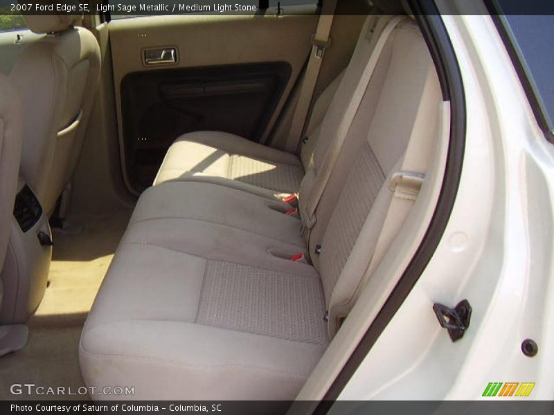 Light Sage Metallic / Medium Light Stone 2007 Ford Edge SE