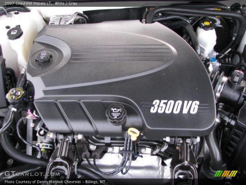 White / Gray 2007 Chevrolet Impala LT
