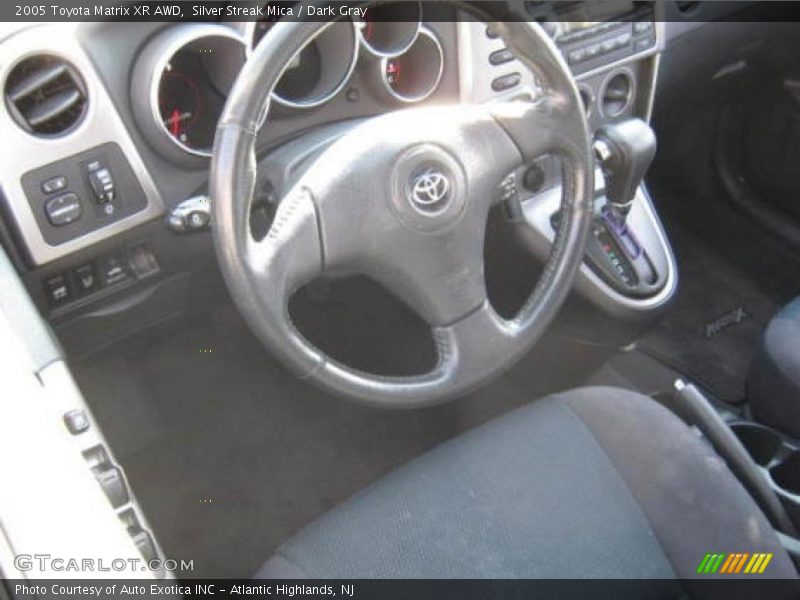 Silver Streak Mica / Dark Gray 2005 Toyota Matrix XR AWD