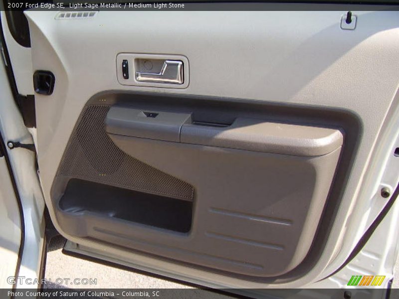Light Sage Metallic / Medium Light Stone 2007 Ford Edge SE