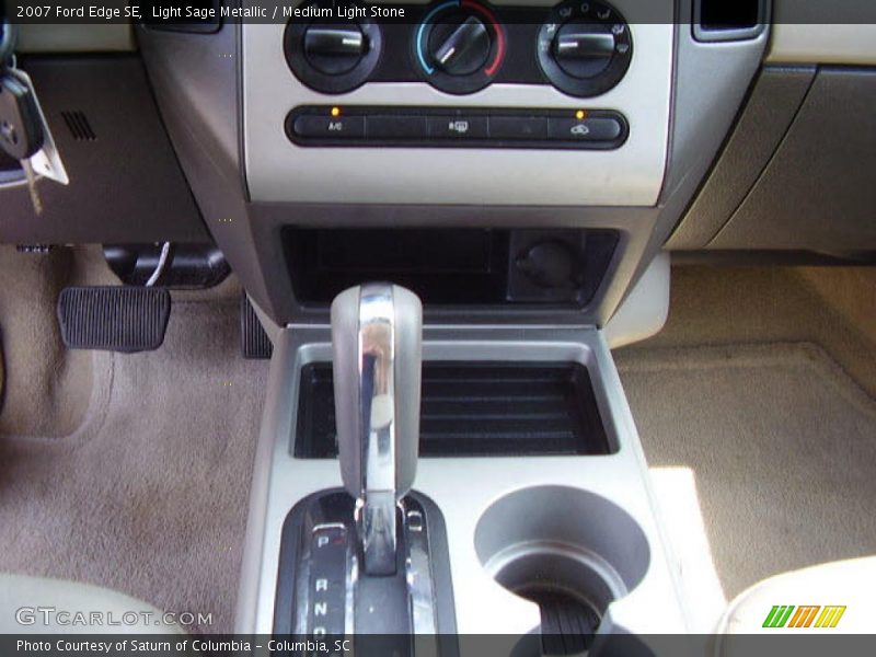 Light Sage Metallic / Medium Light Stone 2007 Ford Edge SE