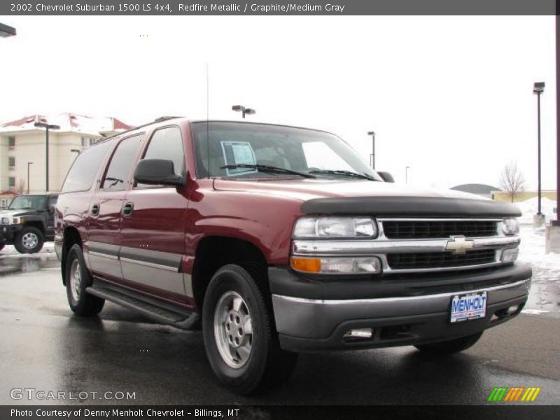 Redfire Metallic / Graphite/Medium Gray 2002 Chevrolet Suburban 1500 LS 4x4