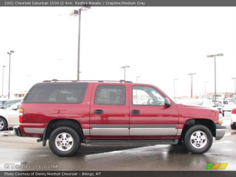 Redfire Metallic / Graphite/Medium Gray 2002 Chevrolet Suburban 1500 LS 4x4