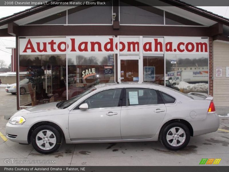 Silverstone Metallic / Ebony Black 2008 Chevrolet Impala LT