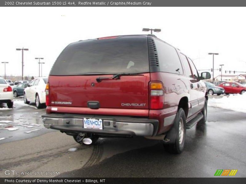 Redfire Metallic / Graphite/Medium Gray 2002 Chevrolet Suburban 1500 LS 4x4