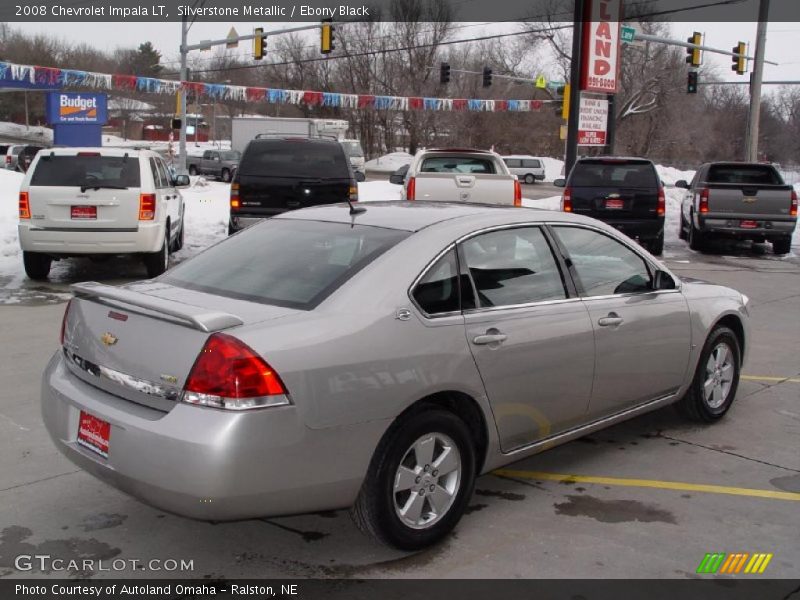 Silverstone Metallic / Ebony Black 2008 Chevrolet Impala LT