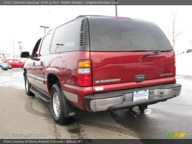 Redfire Metallic / Graphite/Medium Gray 2002 Chevrolet Suburban 1500 LS 4x4