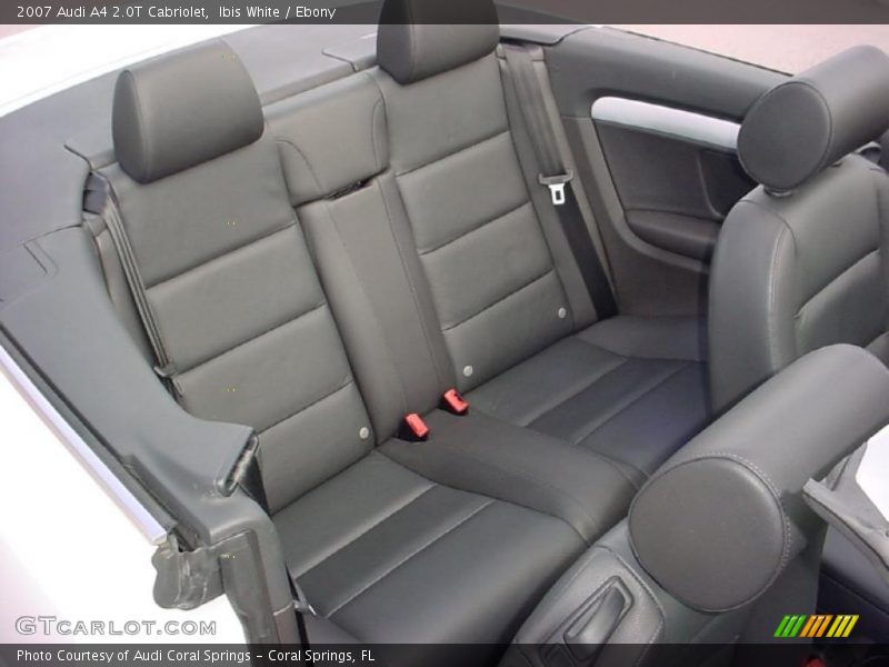 Ibis White / Ebony 2007 Audi A4 2.0T Cabriolet