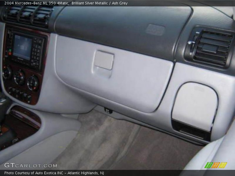 Brilliant Silver Metallic / Ash Grey 2004 Mercedes-Benz ML 350 4Matic