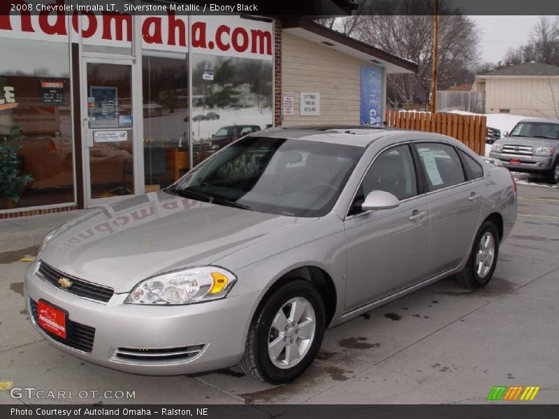 Silverstone Metallic / Ebony Black 2008 Chevrolet Impala LT