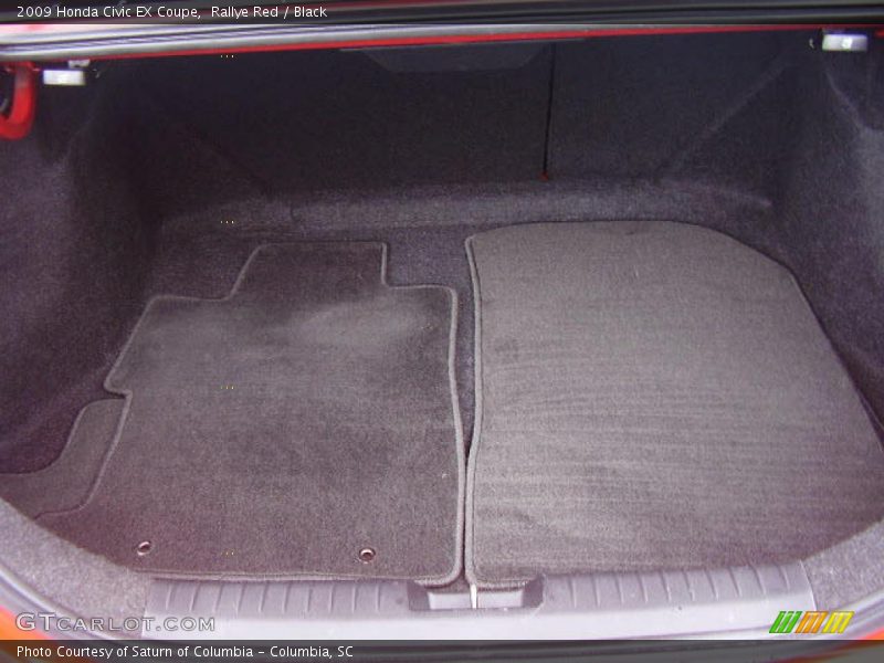 Rallye Red / Black 2009 Honda Civic EX Coupe