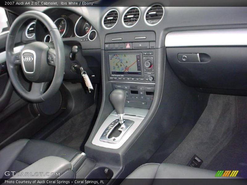 Ibis White / Ebony 2007 Audi A4 2.0T Cabriolet