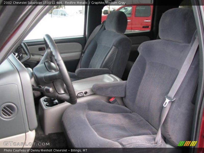 Redfire Metallic / Graphite/Medium Gray 2002 Chevrolet Suburban 1500 LS 4x4