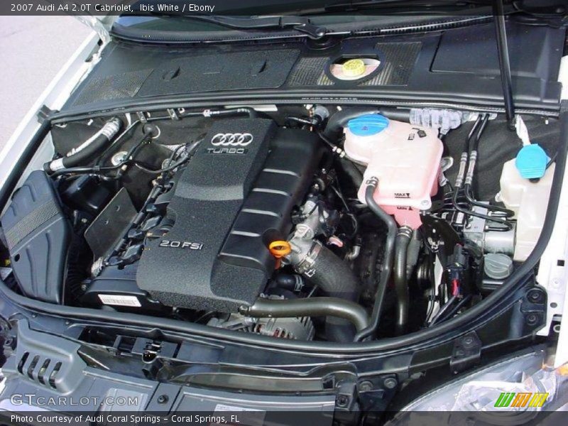 Ibis White / Ebony 2007 Audi A4 2.0T Cabriolet