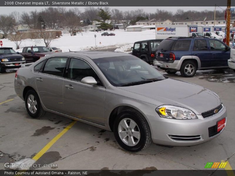 Silverstone Metallic / Ebony Black 2008 Chevrolet Impala LT