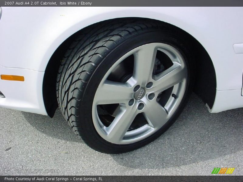 Ibis White / Ebony 2007 Audi A4 2.0T Cabriolet