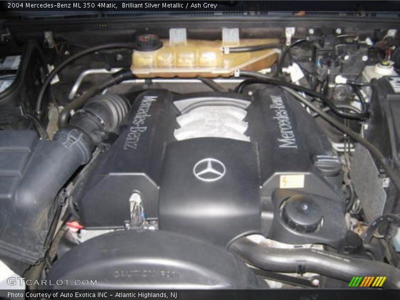 Brilliant Silver Metallic / Ash Grey 2004 Mercedes-Benz ML 350 4Matic