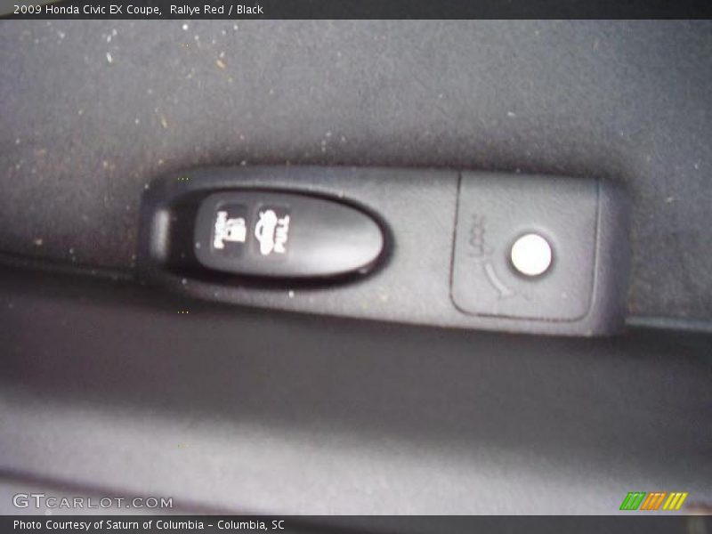 Rallye Red / Black 2009 Honda Civic EX Coupe